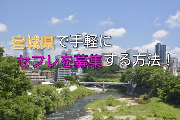 宮城県でいつでもセフレ募集できる