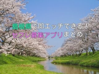 島根県で手軽にセフレ募集できるアプリ